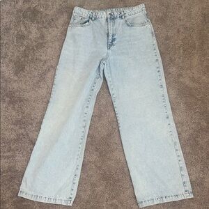 Zara Light Wash Mom Jeans
